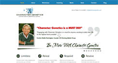 Desktop Screenshot of charactergenetics.com