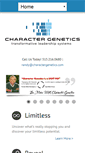 Mobile Screenshot of charactergenetics.com