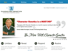 Tablet Screenshot of charactergenetics.com